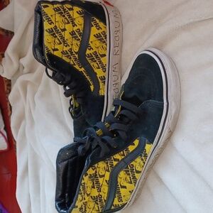 Vans X The Shining High-Tops, Men’s 7 Women’s 8.5, black & yellow